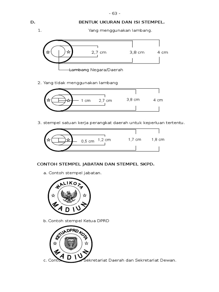 Contoh Desain Stempel Resmi | PDF
