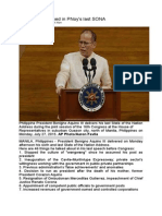 46 Items Mentioned in PNoy