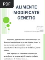 Alimente Modificate Genetic