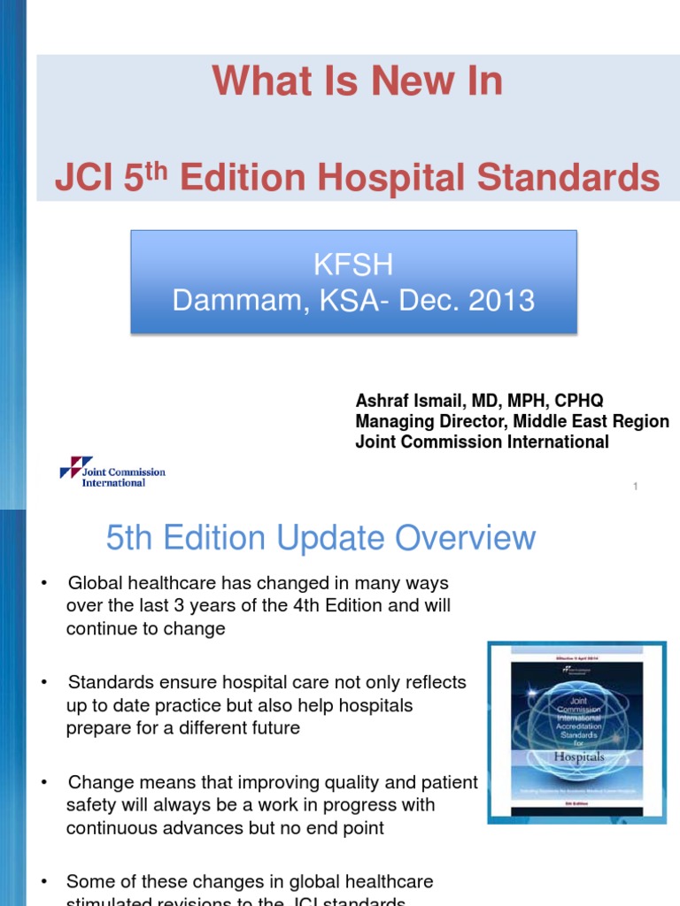 JCI 5th Edition Updates on Fall Risk Standards | PDF | Joint Commission ...