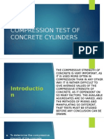 Compressi Test of Concrete Cylinders