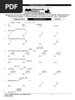 M 4Y Trigonometry Assignment-1