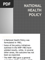 National Health Policy