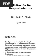Elicitacion de Requerimientos