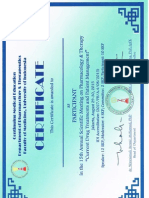 Sertifikat Dr. Fadhol Seminar Farmakologi 29-30 Agust 2015
