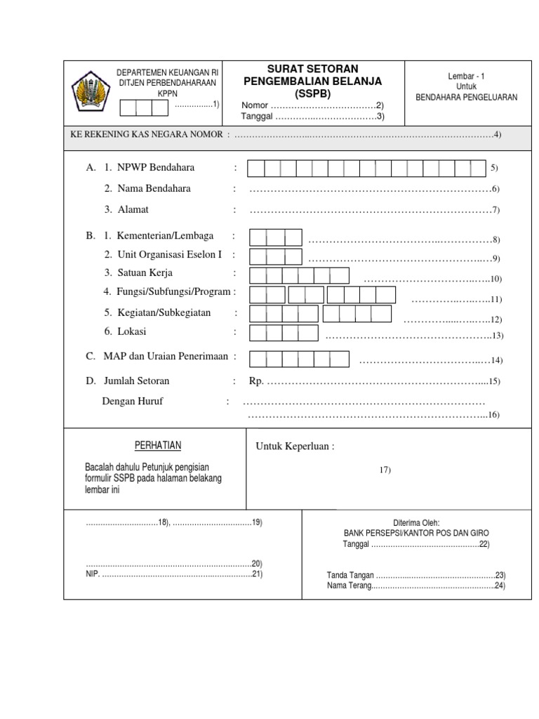 SSPB | PDF | Pengelolaan Keuangan & Uang