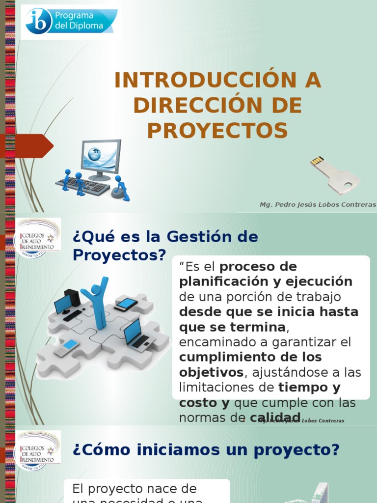 Introducción a la Gestión de Proyectos | PDF | Planificación | Business