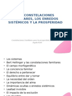 Las Constelaciones Familiares, Los Enredos Sistémicos Y La Prosperidad