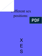 Different Sex Positions