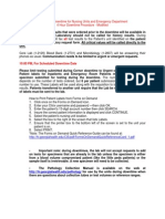 Clinical Lab Downtime For Nursing Units and Emergency Department 4 Hour Downtime Procedure - Modified