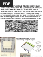 The Structure That Muhammad Created in His Own House