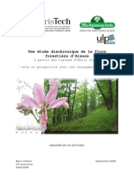 VOLKERT B. 2008 - Une Etude Diachronique de La Flore Fores Tie Re D Alsace A Partir Des Travaux D Emile Issler