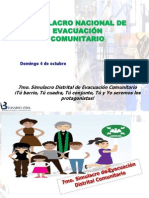 Simulacro de Evacuacion Comunitario