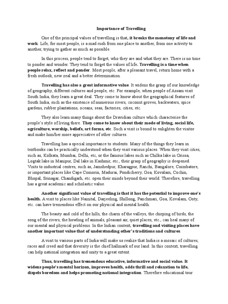 personal change essay