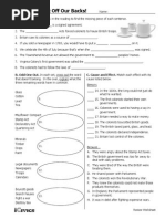 Hey King Get Off Our Backs Worksheet