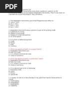 MCQ Negotiable Instruments Law