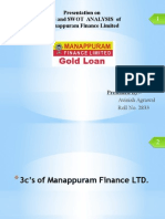 Manappuram SWOT Analysis