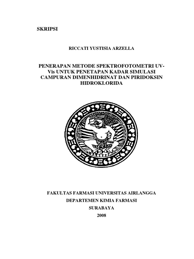 Skripsi Farmasi Kimia Analisis Pdf
