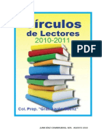 Circulo de Lectores 2010-2011. Portada