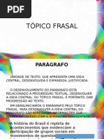 TÓPICO FRASAL