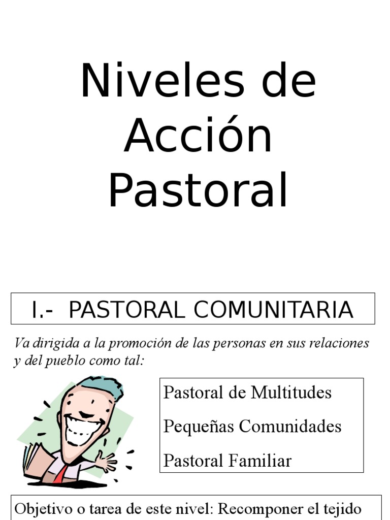 Niveles de Acción Pastoral en la Iglesia | PDF | Religión y creencia ...