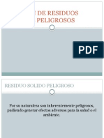 Gestion de Residuos Solidos Peligrosos