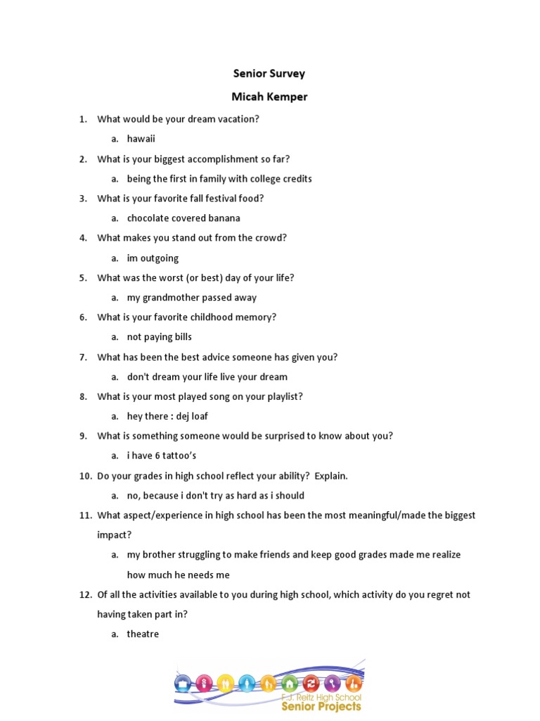 Copyofseniorsurvey | PDF