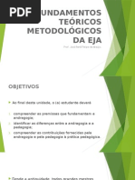 Fundamentos Teóricos Metodológicos Da Eja