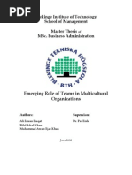 Download Emerginng Role of Teams in Multicultural Organizations by Poonam_Sharma_5859 SN28346397 doc pdf