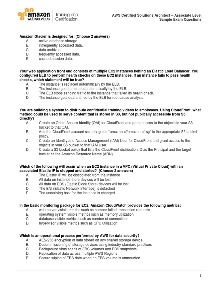 AWS-Solutions-Associate Tests