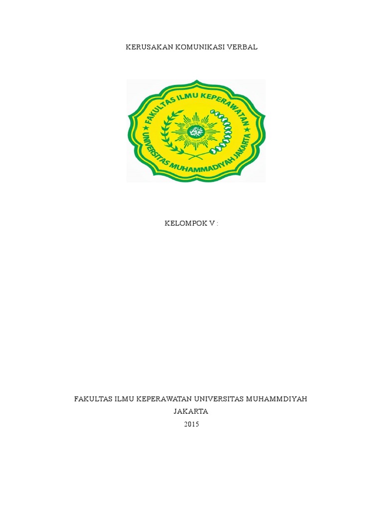 Makalah Komunikasi Verbal