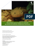 Axolotes, Manual de Mantenimiento