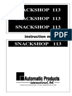 113 Snackshop Vending Manual Automatic Products