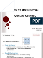 How To Use Minitab 2 Quality Control