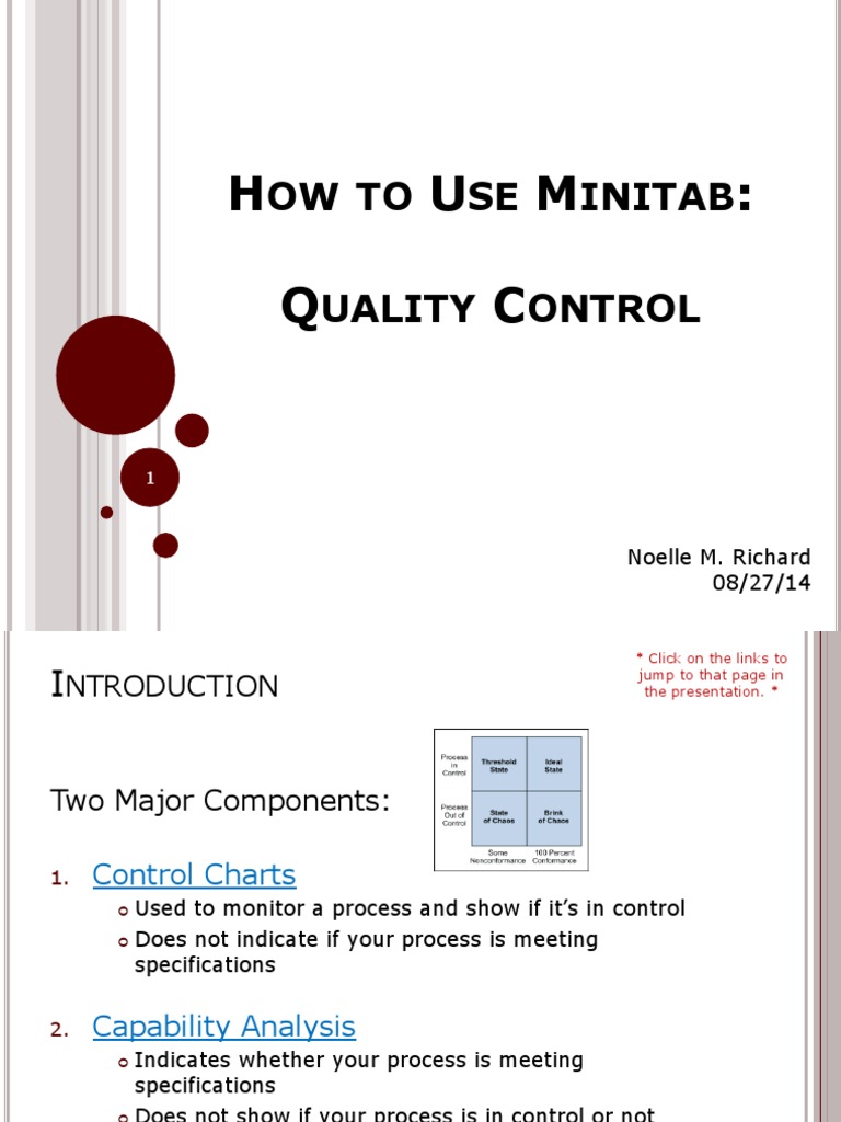 How to Use Minitab 2 Quality Control Chart Standard Deviation