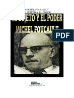 El Sujeto y El Poder - Foucault