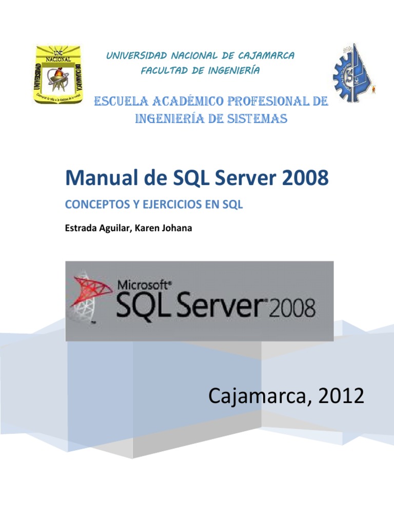 Manual de SQL Server 2008 Reporting Service | PDF | SQL | Tabla (base ...