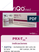 PRX T33Bioregenerador PRX-T33. Protocolos Esp