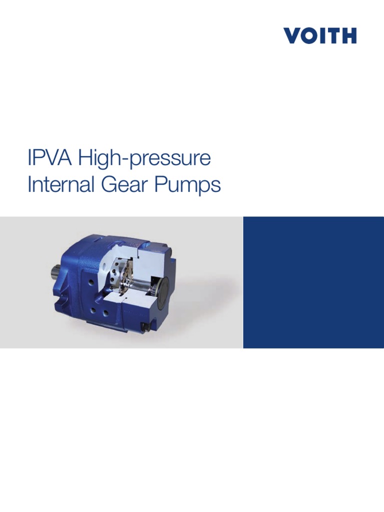 Voith IPVA Internal Gear Pump Overview | PDF | Gear | Pump
