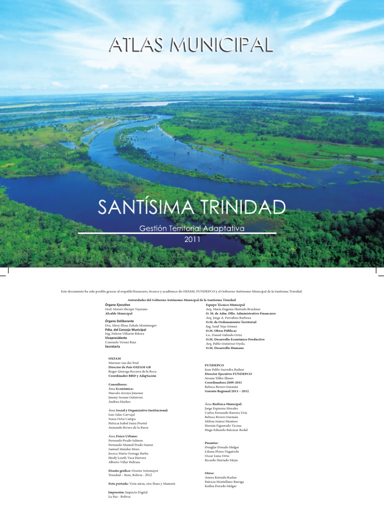 Atlas Municipal de La Santísima Trinidad | PDF | Sistema de información ...