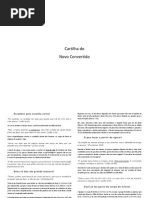 A Cartilha Do Novo Convertido