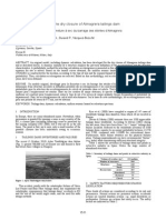 Dynamic calculation for the dry closure of Almagrera tailings dam