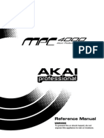 Akai MPC4000 Manual