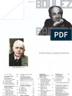 Booklet Pierre Boulez Conduct Bartok