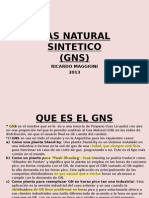 Gas Natural Sintetico. Presentación 2013