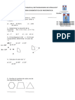 Prueba Diagnóstica de Matematica