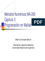 2da Clase MA-200 Capitulo 2-Programacion-Matlab