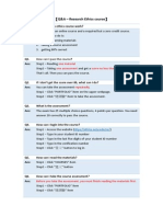 Q&A - Research Ethics course】: one material one assessment score no less than 80