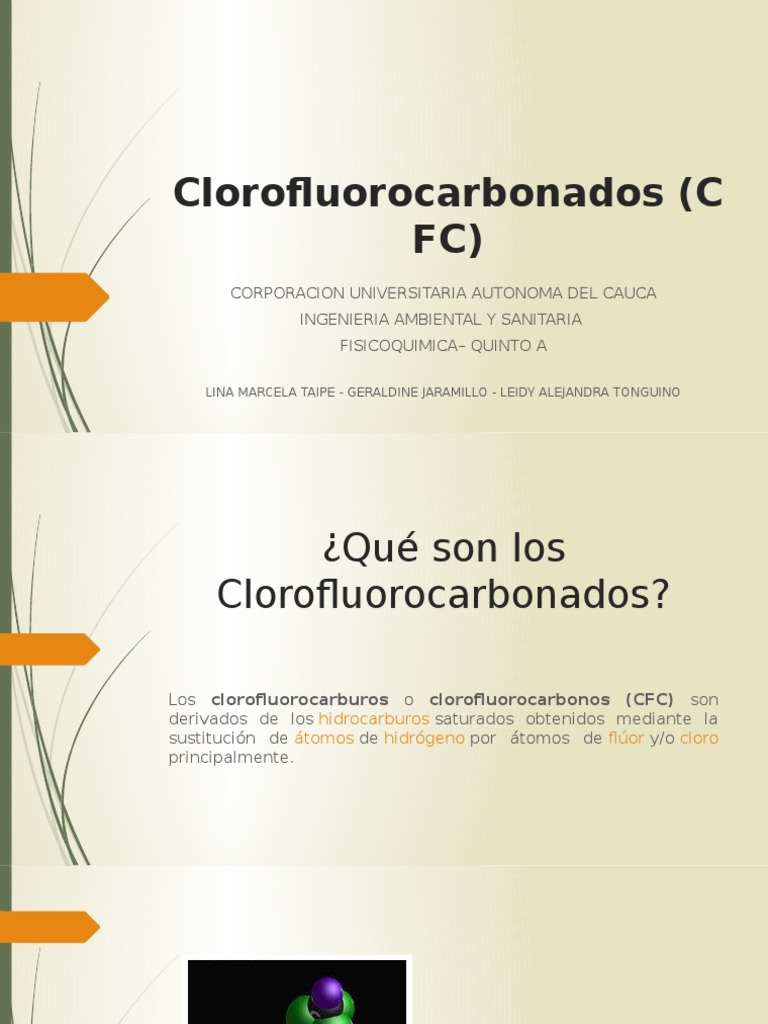 CloroFluorocarbonados Clorofluorocarbono Ozono Prueba gratuita de