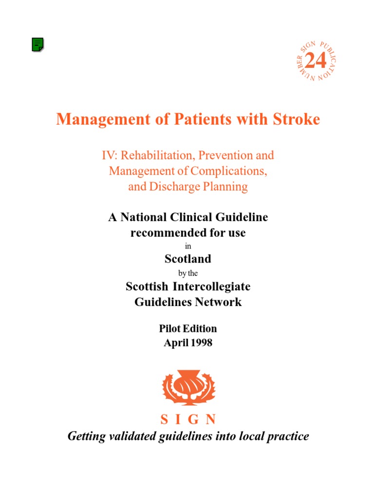 Stroke Management Guidelines Scotland | PDF | Stroke | Physical Therapy
